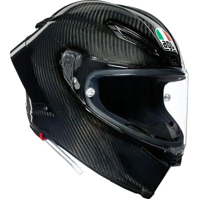 Casque AGV Carbon Pista GP RR - Carbone, Noir - Casque - Publicité Casque AGV Carbon Pista GP RR - Carbone, Noir - Casque - Publicité