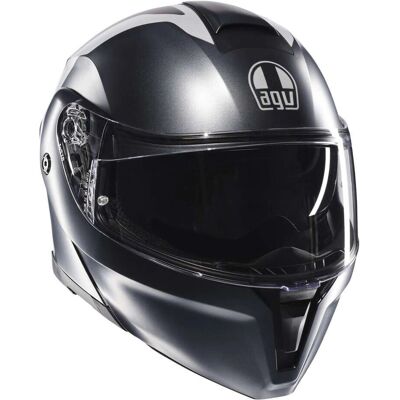 AGV E2206 Resia Gray / Silver / Red - Motorcycle Helmet AGV E2206 Resia Gray / Silver / Red - Motorcycle Helmet