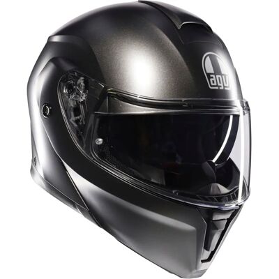 Casco AGV Streetmodular Mono Grigio Opaco - Casco Moto Casco AGV Streetmodular Mono Grigio Opaco - Casco Moto