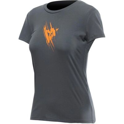 Dainese Tarmac Dames Grijze T-Shirt - Casual Motorstijl Dainese Tarmac Dames Grijze T-Shirt - Casual Motorstijl