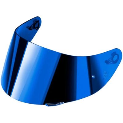Visiera casco AGV K3 Blu Iridium - Antigraffio, Max Pinlock, 190° Campo visivo Visiera casco AGV K3 Blu Iridium - Antigraffio, Max Pinlock, 190° Campo visivo