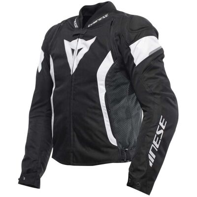 Dainese Avro 5 Chaqueta textil de motocicleta - Negro Blanco - Unisex Dainese Avro 5 Chaqueta textil de motocicleta - Negro Blanco - Unisex