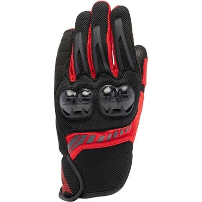 Rękawice motocyklowe Dainese Mig 3 Air Tex - Czarny/czerwony - 3XL Rękawice motocyklowe Dainese Mig 3 Air Tex - Czarny/czerwony - 3XL