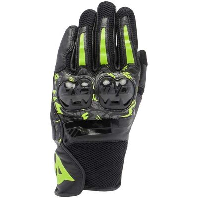 Dainese Mig 3 Unisex Läderskor - Svart/Antracit/Fluor gul - XXXL Dainese Mig 3 Unisex Läderskor - Svart/Antracit/Fluor gul - XXXL