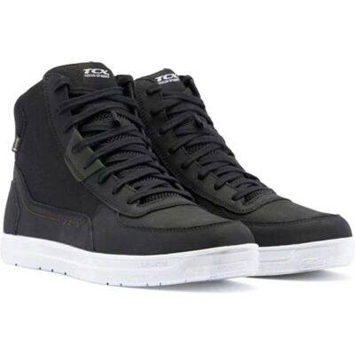 TCX Mood 2 Gore-Tex Motorradstiefel - Wasserdicht - Herren - Schwarz/Weiß/Grün TCX Mood 2 Gore-Tex Motorradstiefel - Wasserdicht - Herren - Schwarz/Weiß/Grün