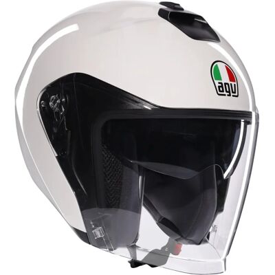 Casque AGV Irides Mono Blanc - ECE2206 Casque Moto - Publicité Casque AGV Irides Mono Blanc - ECE2206 Casque Moto - Publicité