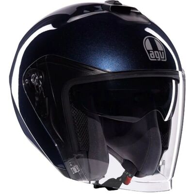 Casco Moto AGV Irides Mono - Blu - ECE2206 Casco Moto AGV Irides Mono - Blu - ECE2206