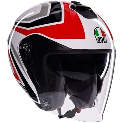 AGV Irides - Tolosa blanc/rouge/noir - Publicité AGV Irides - Tolosa blanc/rouge/noir - Publicité