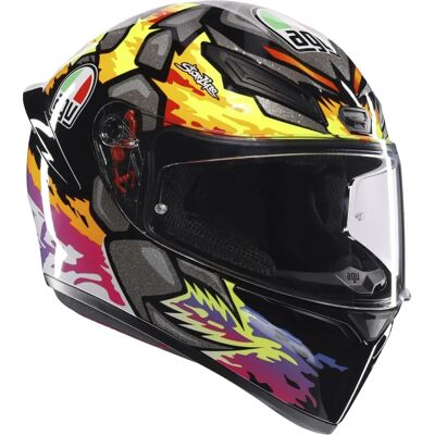 Casco AGV K1 S Bezzecchi 2023 - Giallo / Grigio / Rosa - Casco Casco AGV K1 S Bezzecchi 2023 - Giallo / Grigio / Rosa - Casco
