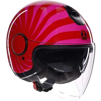 AGV Eteres Tropea - Casco de termoplástico de alta resistência - Viseira com proteção UV - Capacete AGV Eteres Tropea - Casco de termoplástico de alta resistência - Viseira com proteção UV - Capacete
