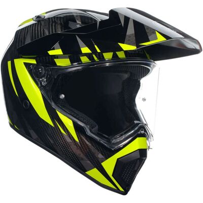 Casco Moto in Carbonio AGV - XL - Visiera Solare Rimovibile - ECE 22-05 Casco Moto in Carbonio AGV - XL - Visiera Solare Rimovibile - ECE 22-05