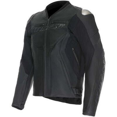 Veste en Cuir Racing 5 Dainese - Sécurité & Confort - Publicité Veste en Cuir Racing 5 Dainese - Sécurité & Confort - Publicité
