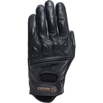 Dainese Blackjack 2 - Leder - Mannen - Zwart/zwart - Kort boord - Handschoenen Dainese Blackjack 2 - Leder - Mannen - Zwart/zwart - Kort boord - Handschoenen