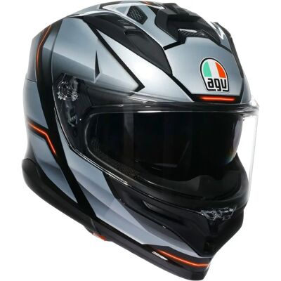 AGV - K7 Mplk Jaeger - Black/Silver - XXL - Unisex - Helmet AGV - K7 Mplk Jaeger - Black/Silver - XXL - Unisex - Helmet