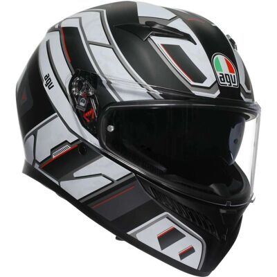 Casco AGV Rivia - E2206 MPLK, Nero Opaco / Bianco - Casco Casco AGV Rivia - E2206 MPLK, Nero Opaco / Bianco - Casco