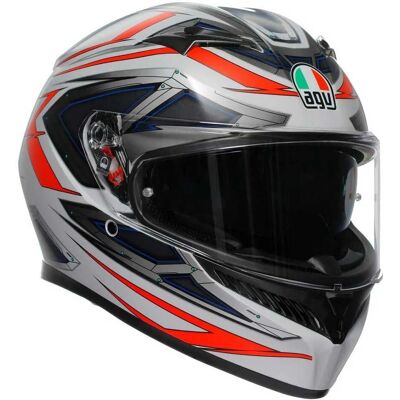 Casco AGV E2206 Space Bianco / Rosso Fluo Casco AGV E2206 Space Bianco / Rosso Fluo