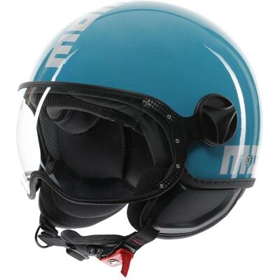 Casco Moto FGTR Classic Candy Lake Blu Momo Design - Casco da moto Casco Moto FGTR Classic Candy Lake Blu Momo Design - Casco da moto