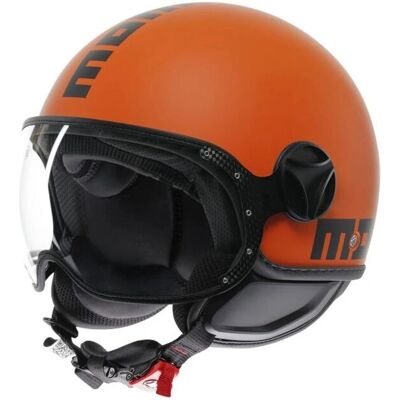 Momo FGTR Classic - Arancione/Nero - Casco Moto Momo FGTR Classic - Arancione/Nero - Casco Moto
