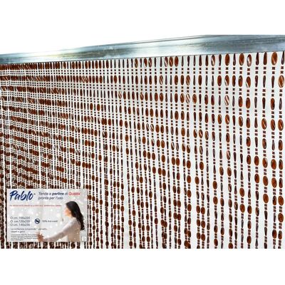 TEX FAMILY PABLO Tenda Antiinsetti - Marrone, Asta in Metallo, 140x230cm TEX FAMILY PABLO Tenda Antiinsetti - Marrone, Asta in Metallo, 140x230cm