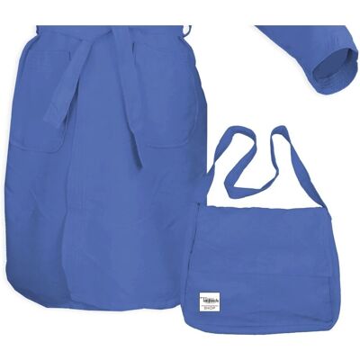 TEX FAMILY - accappatoio tecnico poddy - azzurro - Bathrobe TEX FAMILY - accappatoio tecnico poddy - azzurro - Bathrobe