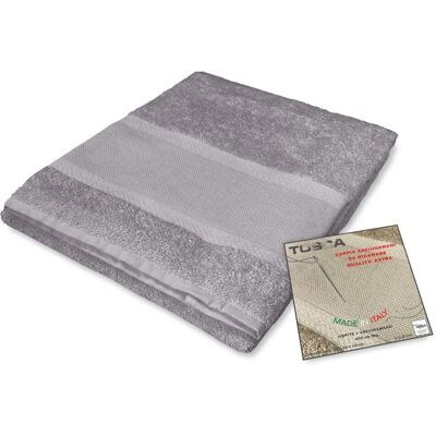 Tex Family Towels Set - Cotton Embroidery Aida 1+1 - Gray Tex Family Towels Set - Cotton Embroidery Aida 1+1 - Gray
