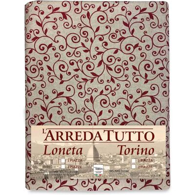 TEX FAMILY Cotone Motivo Arabesco Tessile Decorativo - 2 Misure TEX FAMILY Cotone Motivo Arabesco Tessile Decorativo - 2 Misure