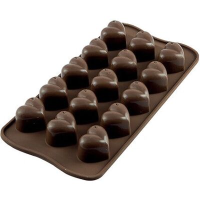 Silikomart Monamour Hjärt silikonform - Godis & Choklad Silikomart Monamour Hjärt silikonform - Godis & Choklad