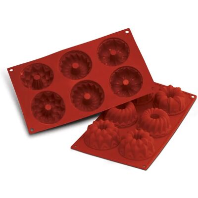 Stampo in silicone Silikomart 70x40 mm - Cupcake di lusso Stampo in silicone Silikomart 70x40 mm - Cupcake di lusso