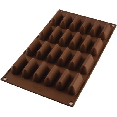 Stampo in Silicone ChocoGianduia SF 125 di Silikomart - Alimentare, Flessibile, Facile da Usare Stampo in Silicone ChocoGianduia SF 125 di Silikomart - Alimentare, Flessibile, Facile da Usare