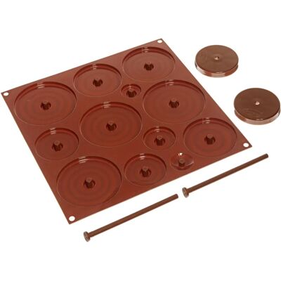 Stampo uovo di Pasqua 3D in silicone Silikomart - Stampo cioccolato Stampo uovo di Pasqua 3D in silicone Silikomart - Stampo cioccolato