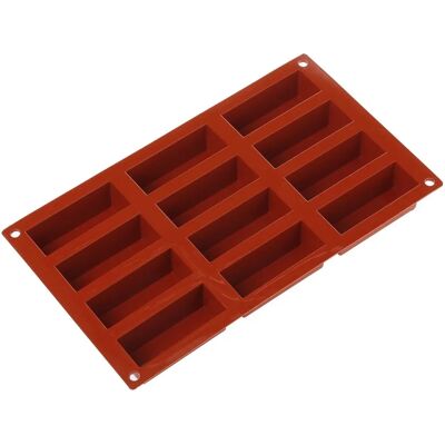 Molde de silicona de platino Silikomart SF026 - Cuadrado 12 piezas Molde de silicona de platino Silikomart SF026 - Cuadrado 12 piezas