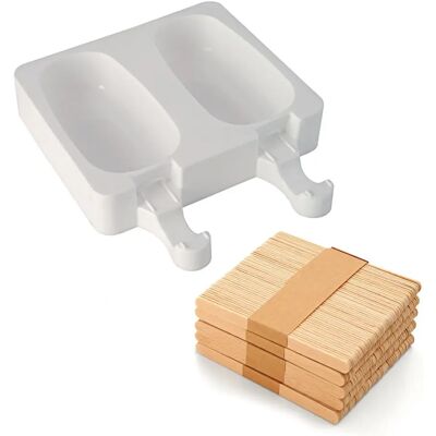 Silikomart Gel01 Eisschaber Set - Weiß Silikomart Gel01 Eisschaber Set - Weiß