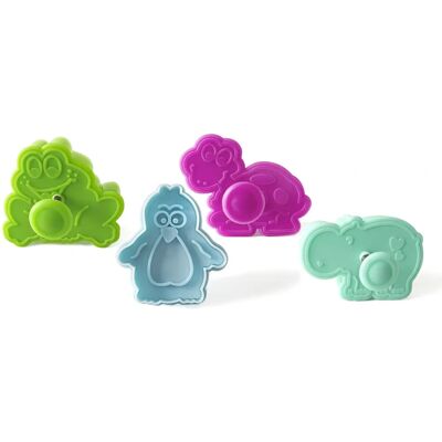 Silikomart - 70.120.99.0069 ACC101 - 47x45 mm - 18 mm - Animales divertidos - Cortador de galletas Silikomart - 70.120.99.0069 ACC101 - 47x45 mm - 18 mm - Animales divertidos - Cortador de galletas