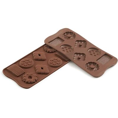 Silikomart Choco Biscuit Silikonform - Schokolade Silikomart Choco Biscuit Silikonform - Schokolade