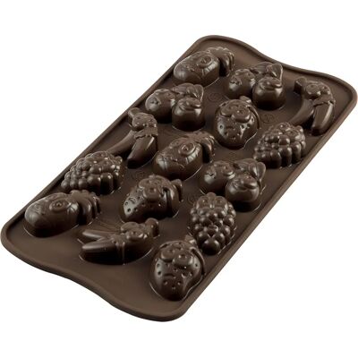 Silikomart Choco Fruits Silikonform - Fruchtförmige Schokoladenform Silikomart Choco Fruits Silikonform - Fruchtförmige Schokoladenform