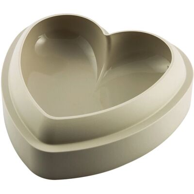 Silikomart Herzform aus Silikon Beige 1523 ml - Kuchenform Silikomart Herzform aus Silikon Beige 1523 ml - Kuchenform