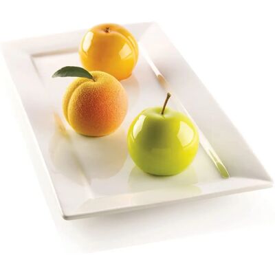 Silikomart Fruchtförmiger Silikonform - 3D Mini Kuchen Silikomart Fruchtförmiger Silikonform - 3D Mini Kuchen