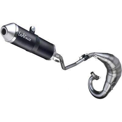 LEOVINCE X-FIGHT Zwart Uitlaat voor DERBI SENDA 50 SM - RACER - ENDURO -X EXTREME 2001-2017 & GILERA RCR 50 2003-2004 - SMT 50 Inox LEOVINCE X-FIGHT Zwart Uitlaat voor DERBI SENDA 50 SM - RACER - ENDURO -X EXTREME 2001-2017 & GILERA RCR 50 2003-2004 - SMT 50 Inox