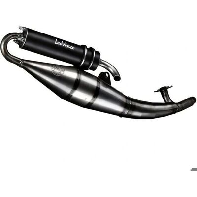Silencieux Édition Noire LeoVince HM-TT Moteur Horizontal Minarelli - Publicité Silencieux Édition Noire LeoVince HM-TT Moteur Horizontal Minarelli - Publicité