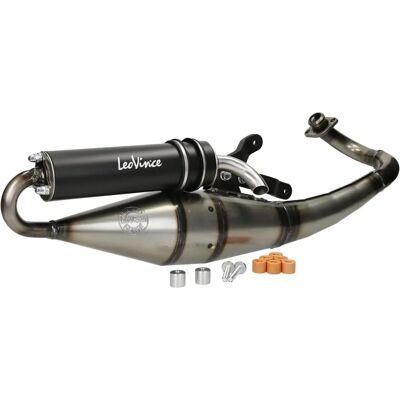 Pot d'échappement Leovince TT pour Piaggio Zip 50, Typhoon 2012, Aprilia SR 50 2012 - Publicité Pot d'échappement Leovince TT pour Piaggio Zip 50, Typhoon 2012, Aprilia SR 50 2012 - Publicité
