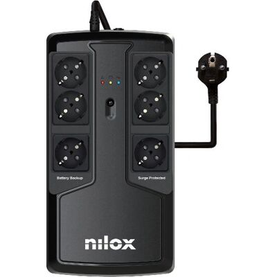 Nilox NXGCLIO8501X5V2 - USV 850 VA 595 W - Schwarz Nilox NXGCLIO8501X5V2 - USV 850 VA 595 W - Schwarz