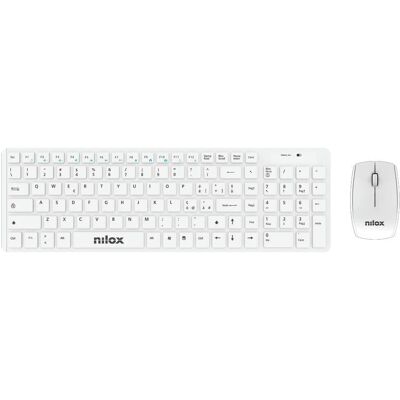 Nilox Trådlöst Tangentbord och Mus - Datorpaket Nilox Trådlöst Tangentbord och Mus - Datorpaket