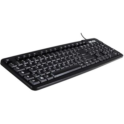 Tastiera USB Nilox KT50U - Tastiera, Nera, Layout Inglese Tastiera USB Nilox KT50U - Tastiera, Nera, Layout Inglese