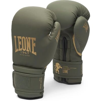 Gants de Boxe Leone 1947 Édition Militaire Vert - 16 oz - Publicité Gants de Boxe Leone 1947 Édition Militaire Vert - 16 oz - Publicité