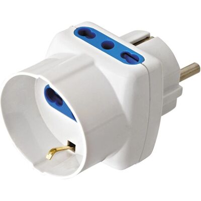 Techly IPW-TRP1040 Adattatore Schuko Bianco Techly IPW-TRP1040 Adattatore Schuko Bianco