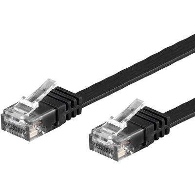 Cavo di rete Techly U6EB-FL-030BKT Cat6 U/UTP Cavo di rete Techly U6EB-FL-030BKT Cat6 U/UTP