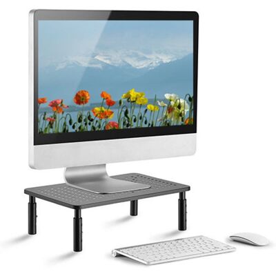 Techly ICA-MS 481 Monitorständer - Höhenverstellbar, Schwarz Techly ICA-MS 481 Monitorständer - Höhenverstellbar, Schwarz