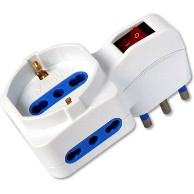 Techly IUPS-PCP-2RL Fehér Áramadapter - Power Plug Adapter Techly IUPS-PCP-2RL Fehér Áramadapter - Power Plug Adapter