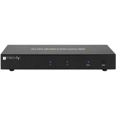 Techly DP-KVM2 Commutateur KVM 4K Double Moniteur - Publicité Techly DP-KVM2 Commutateur KVM 4K Double Moniteur - Publicité