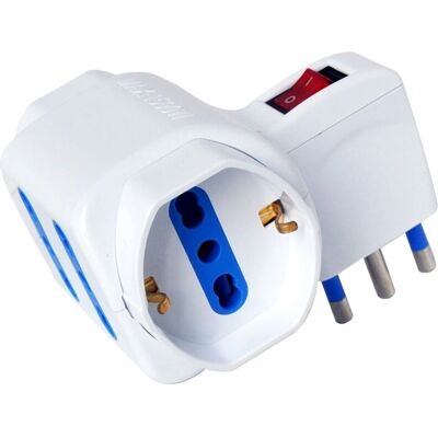 Techly IUPS-PCP-2I2S-SP16 - Tápadapter - 2 olasz + 2 Schuko aljzat Techly IUPS-PCP-2I2S-SP16 - Tápadapter - 2 olasz + 2 Schuko aljzat
